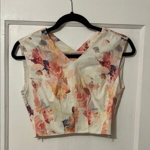 Rebecca Taylor Floral Sleeveless Top - Multicolor